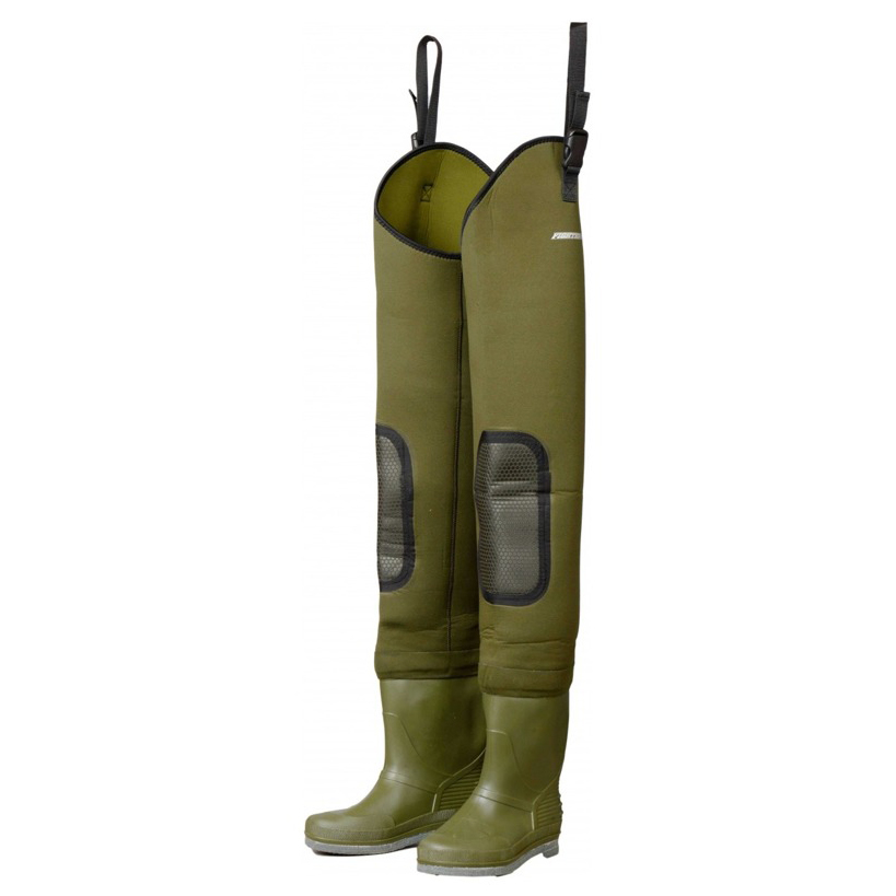 Dam Fighter Pro+ Neoprene Hip Waders Cleated Sole