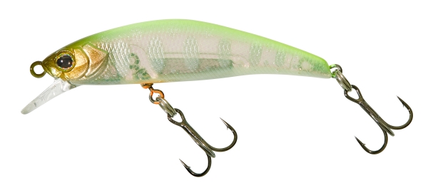 Wobler Illex Tricoroll SHW 7cm (9.5g) - Chartreuse Back Yamame