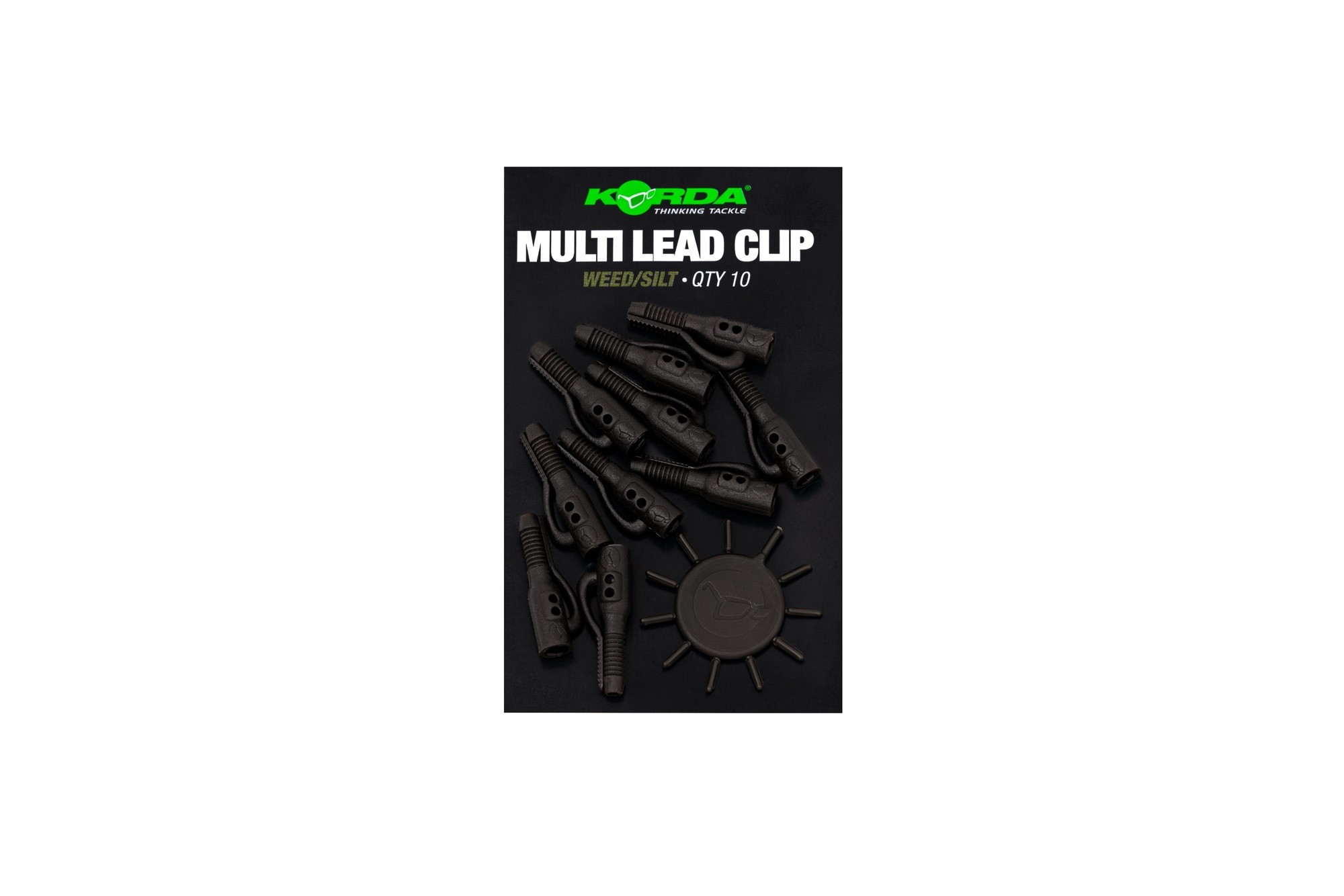Korda Lead Clip Pin (10 sztuk) - Weed/Silt