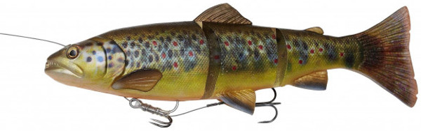 Savage Gear 4D Line Thru Trout 40cm Limited Edition! - Brown Trout UV Belly