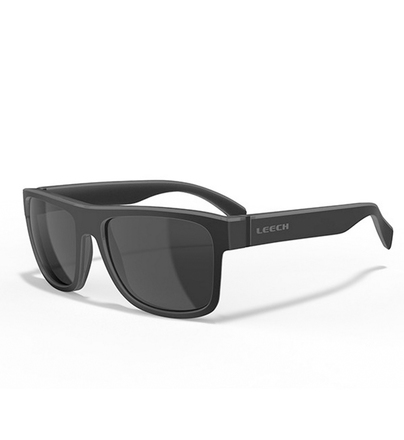 Okulary Przeciwsłoneczne Leech Street BLACK Grey Premium+ Lens