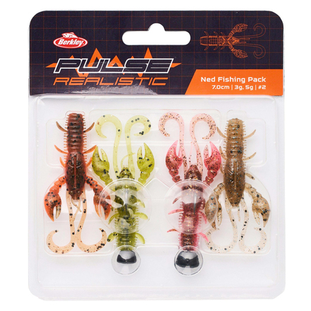 Berkley Ned Fishing Softbait Pack 3/5g Bezołowiowe