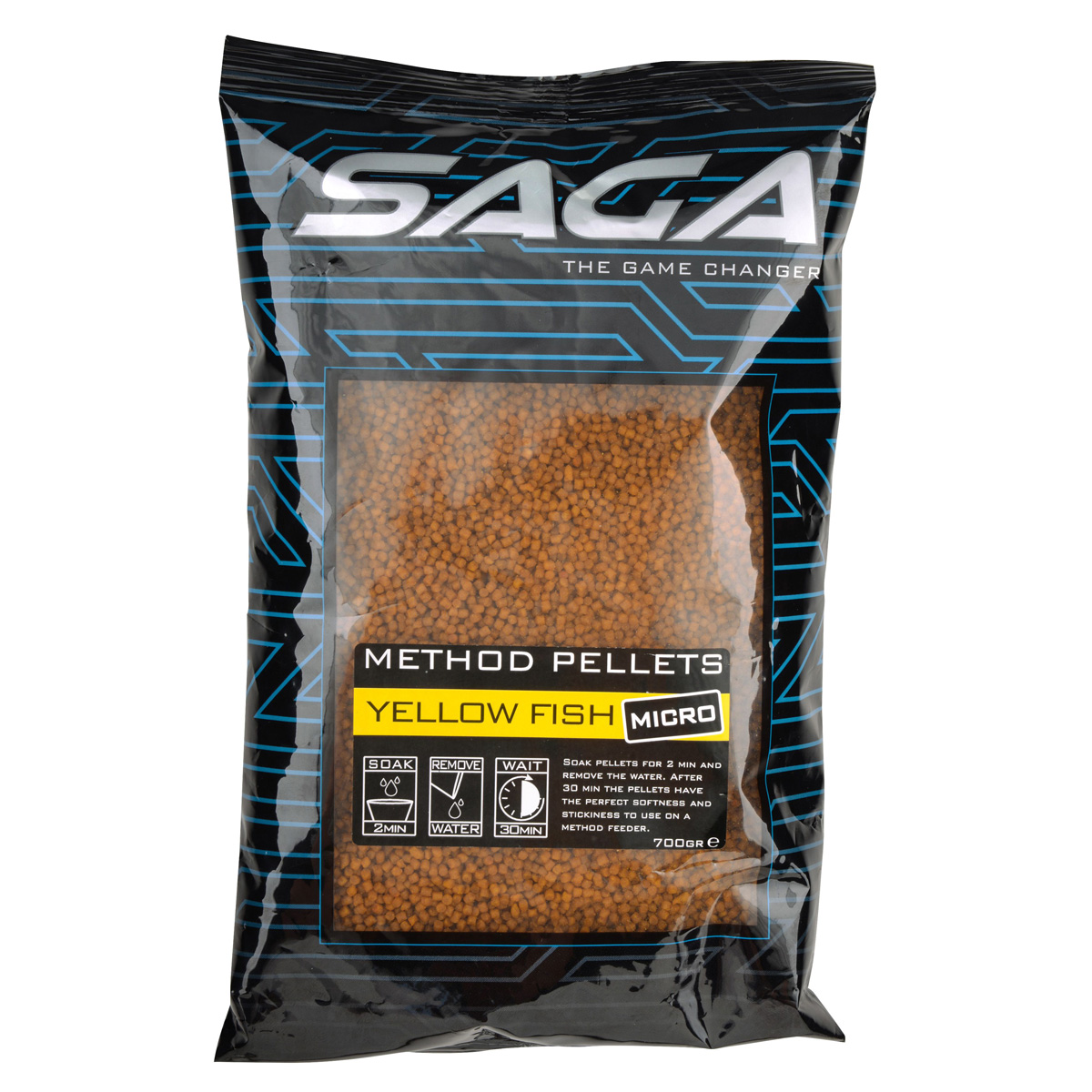 SAGA Method Micro Pellets 2mm (700g) - Yellow Fish