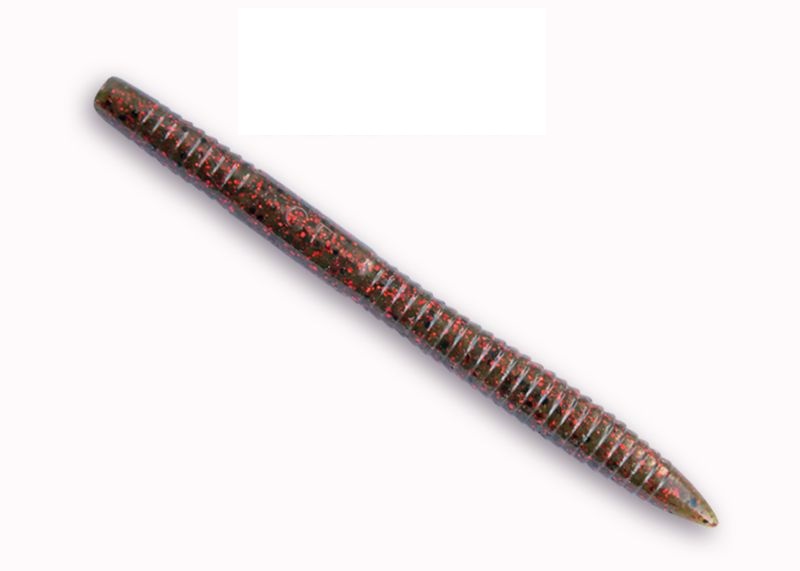 Crazyfish Magic Stick 5,1", 8 sztuk! - Red/Black Swamp