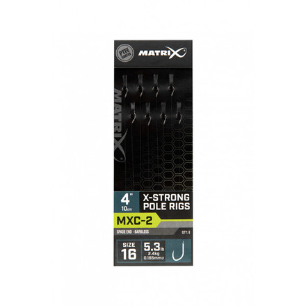 Matrix MXC-2 X-Strong Pole Rig 4" (10cm) Barbless (8pcs)