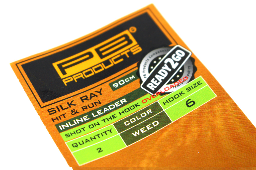 PB Products R2G Inline SR Leader 90 / Shot on the Hook Overloaded Rig (90cm) (2 Sztuki)