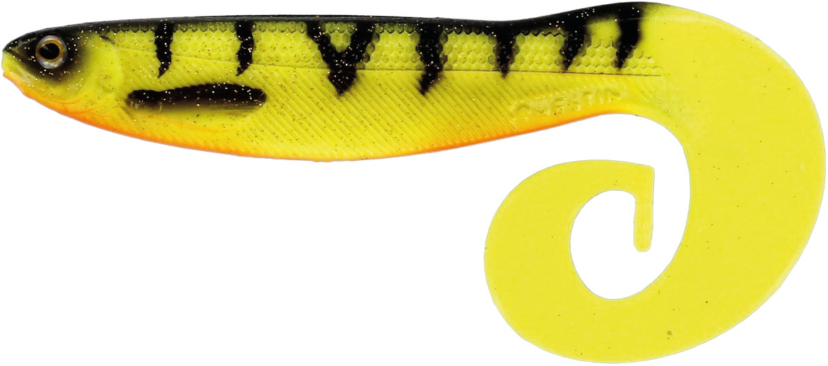 Westin Curlteez Curltail Shad Box 8.5cm (6g) (32 sztuk) - Fire Perch