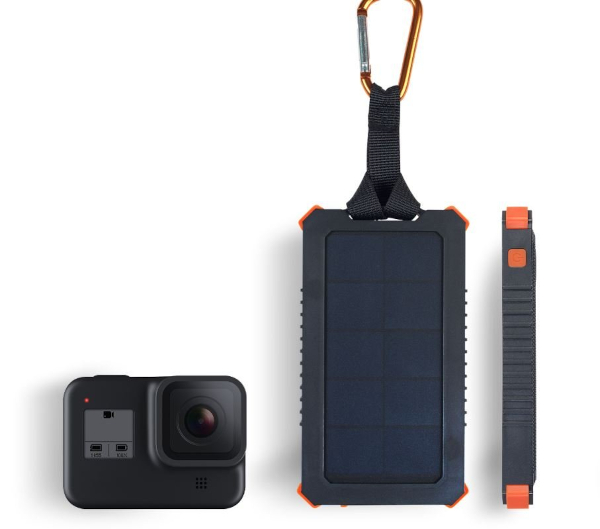 Xtorm Solar Charger Black/Orange - Xtorm Solar Charger 5000 MAh Black/Orange