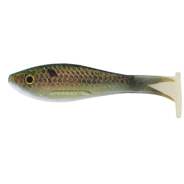 Big Bite Baits BB Kicker 14cm | 5,25" (2pcs) - Green Gizzard Shad