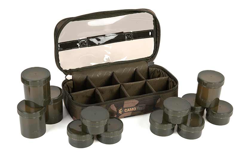 Fox Camolite 12 Pot Hookbait Case (Incl. 12 Pojemników)