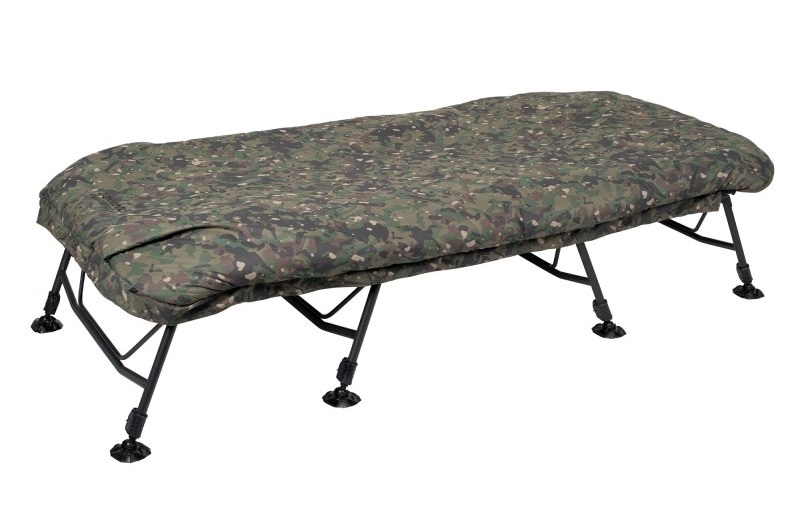 Trakker RLX 8 Wide Camo Bed System Stretcher (ze śpiworem)