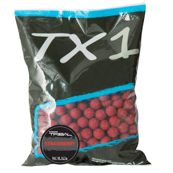 Shimano TX1 Boilies Strawberry - 3 worki w cenie 2!