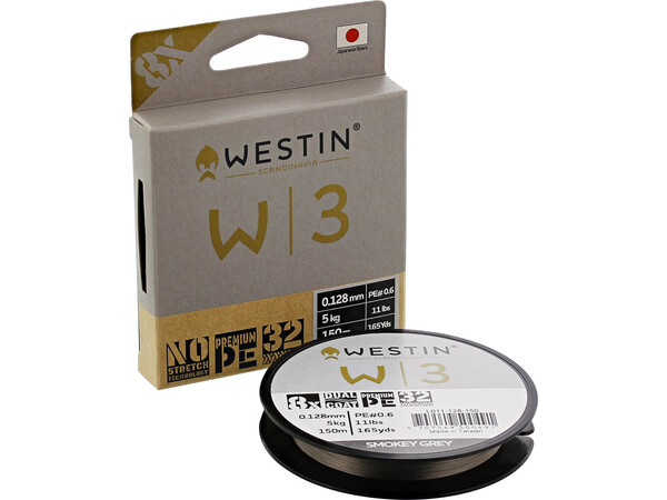 Plecionka Westin W3 8 Braid 150m Smokey Grey