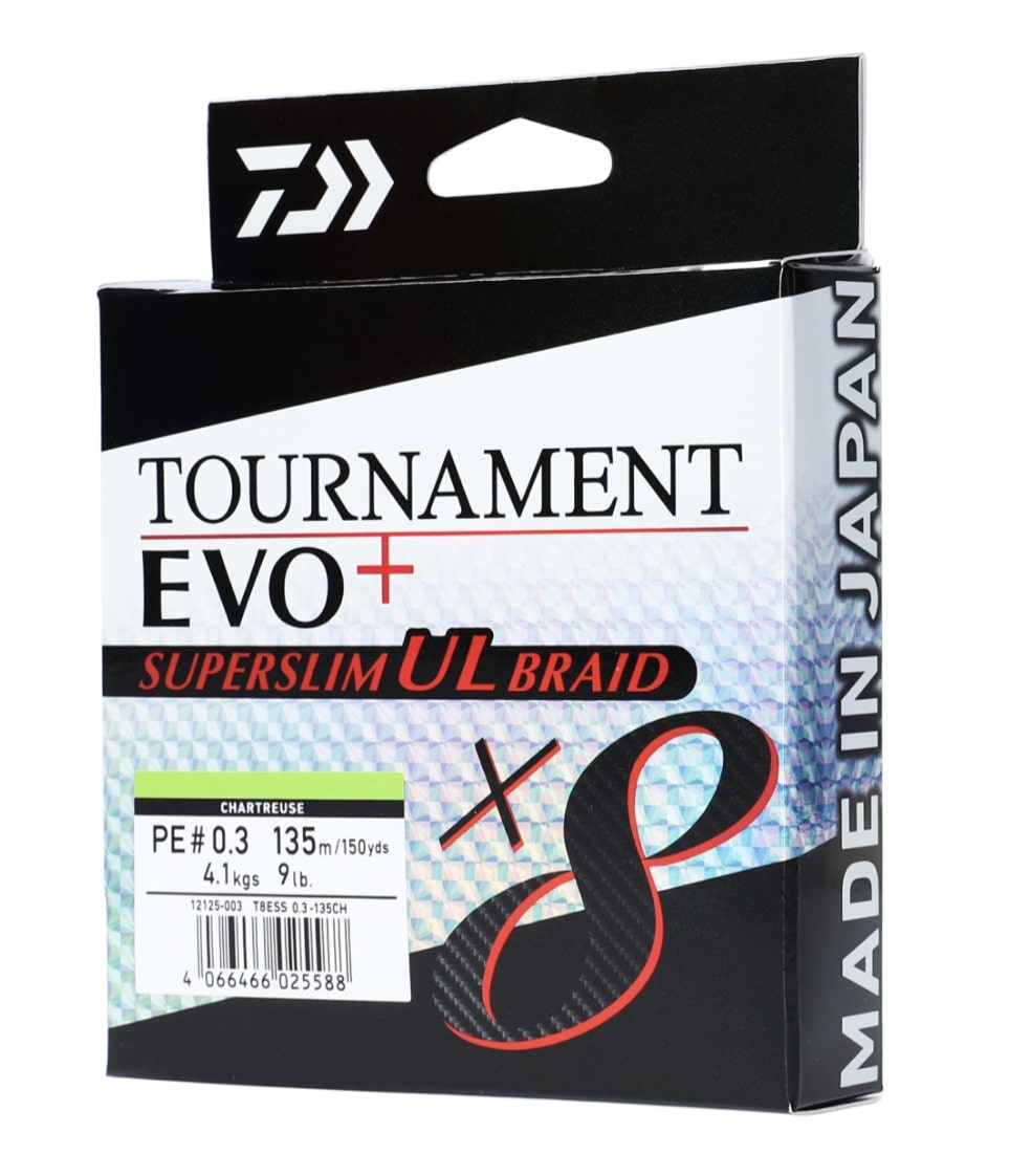 Plecionka Daiwa Tournament X8 Evo+ Superslim UL (135m)