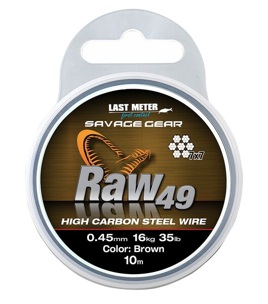 Savage Gear Raw 49 Steel Wire (10m)