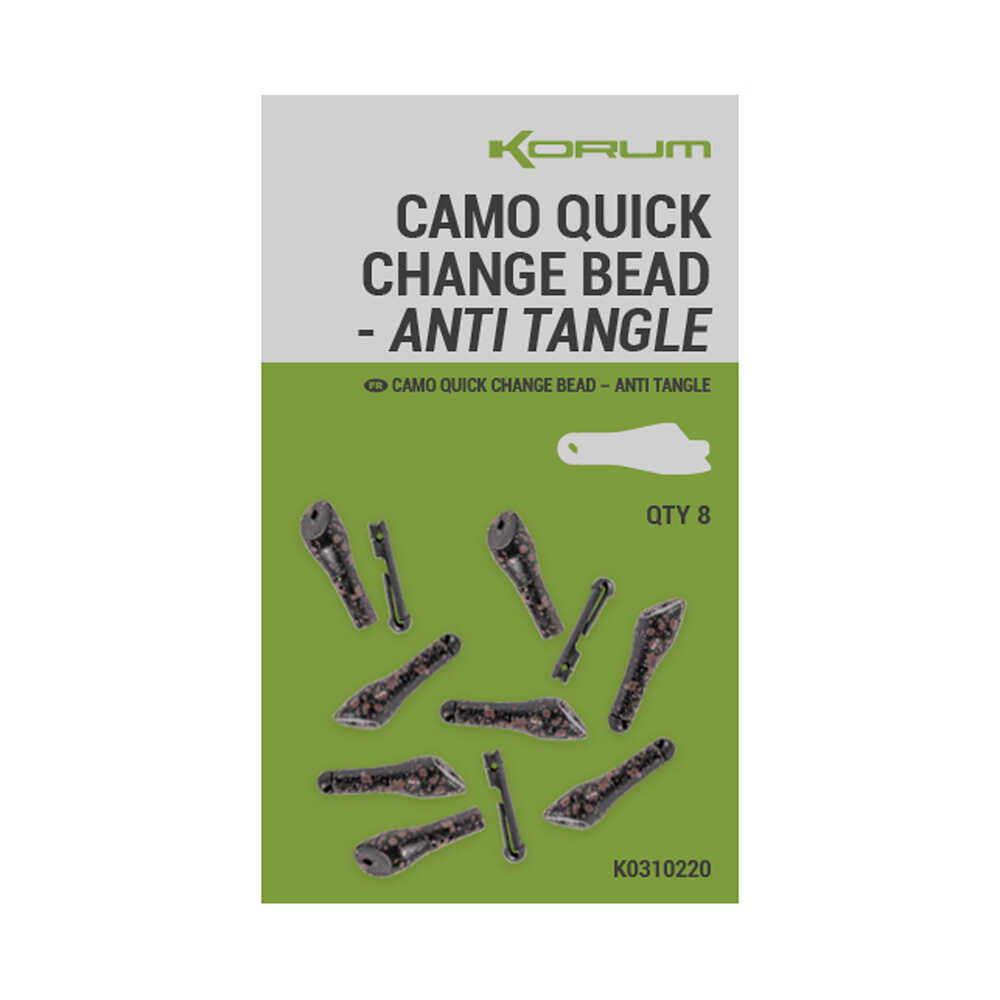 Korum Camo Quick Change Bead Anti Tangle (8 sztuk)