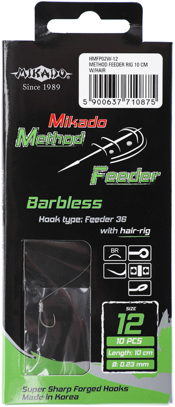 Mikado Method Feeder Rig Met Hair
