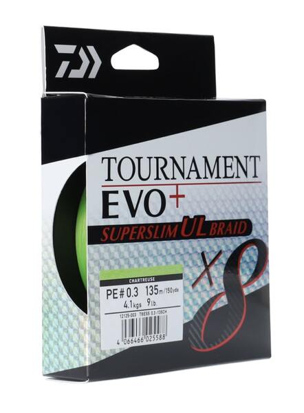 Plecionka Daiwa Tournament X8 Evo+ Superslim UL (135m)