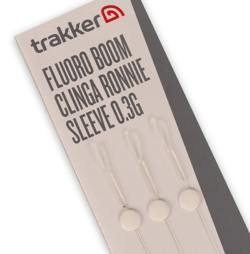 Trakker Fluoro Boom 0.3g Clinga Ronnie Sleeve 13.6kg (19cm) (3 Sztuki)