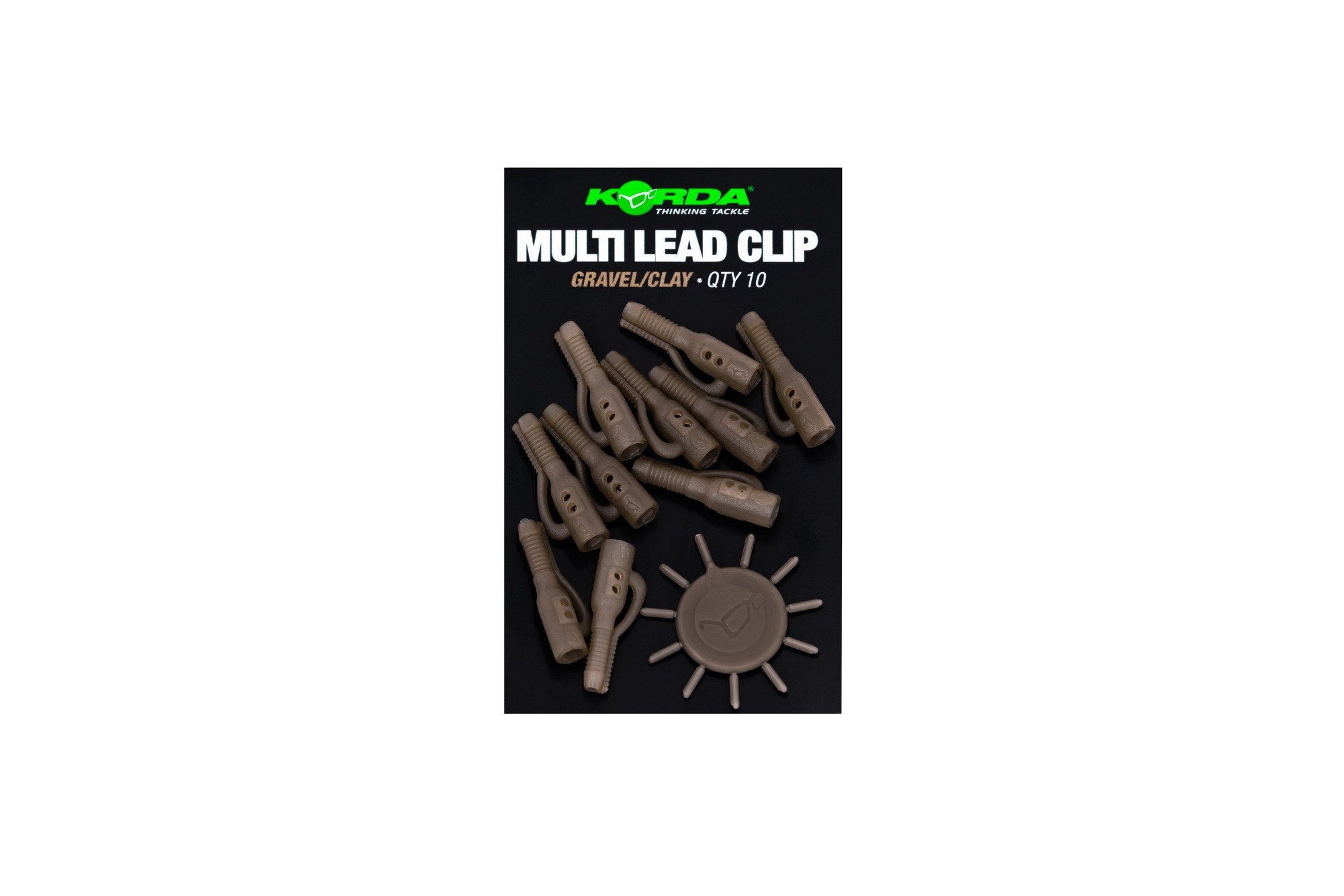 Korda Lead Clip Pin (10 sztuk) - Gravel/Clay