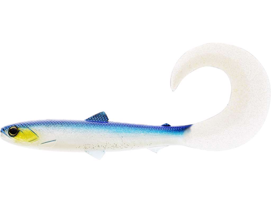 Westin BullTeez Curltail 10cm (2 sztuki) - Blue Headlight