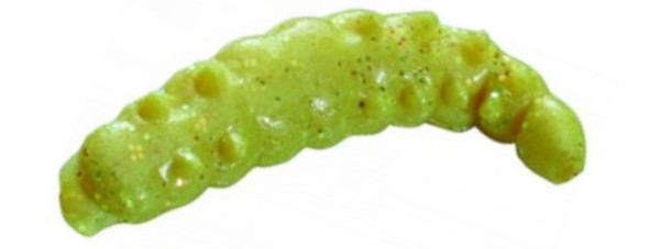 Berkley Powerbait Honey Worms, 55 sztuk! - Yellow Glitter