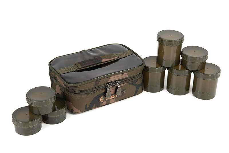 Fox Camolite 8 Pot Hookbait Case (Incl. 8 Pojemników)