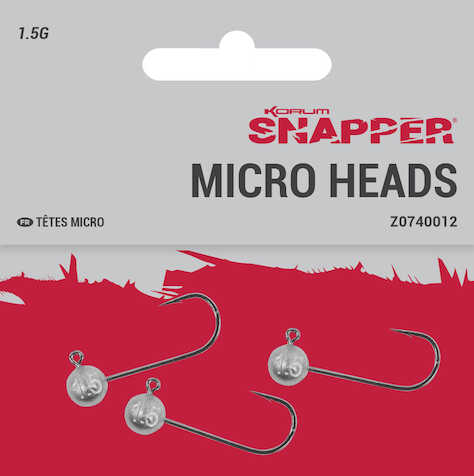 Korum Snapper Micro Heads Size 4 (3 sztuki)