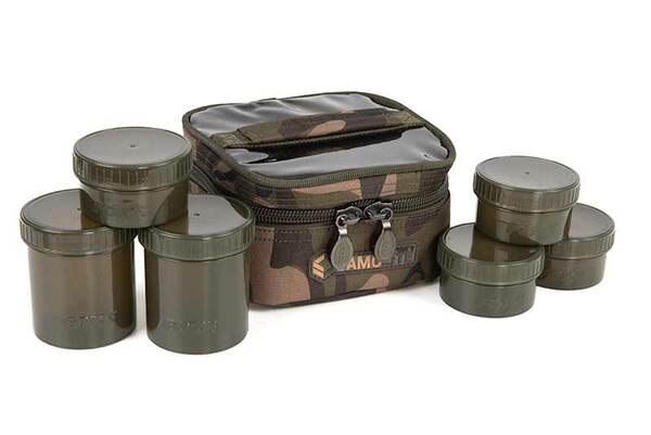 Fox Camolite 6 Pot Hookbait Case (Incl. 6 Pojemników)