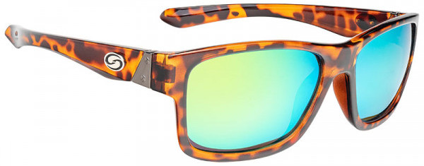 Okulary Przeciwsłoneczne Strike King SK Pro - Shiny Tortoiseshell Frame / Multi Layer Green Mirror Amber Base Glasses