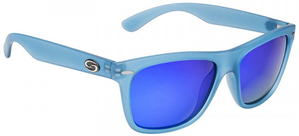 Okulary Przeciwsłoneczne Strike King SK Plus - Cash Matte Translucent Blue Frame / Multi Layer White Blue Mirror Gray Base