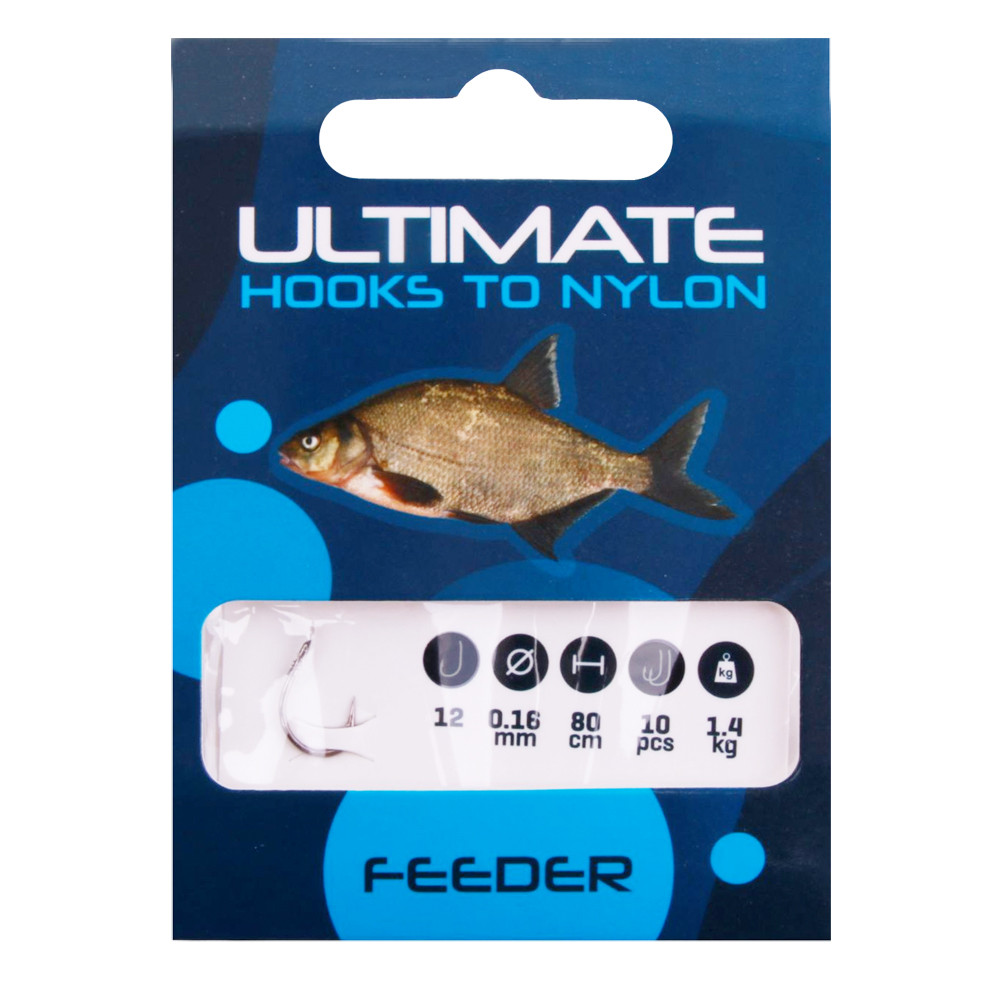 Ultimate Match & Feeder Set (z 2 różnymi wędkami) - Ultimate Hooks to Nylon Feeder