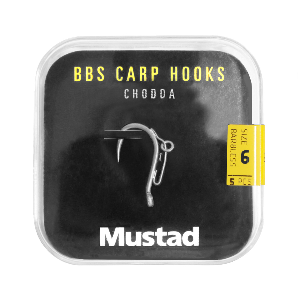 Haczyki Karpiowe Mustad BBS 30 Carp Hooks Barbless Pack (6 packages + Multi Box)