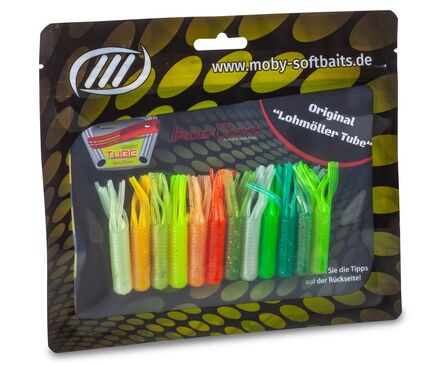 Iron Claw Moby Tube 9cm Softbait Wildmix (8 sztuk)