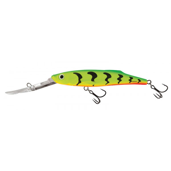 Salmo Freediver Super Deep Runner Plug 9cm (12g) - Green Tiger