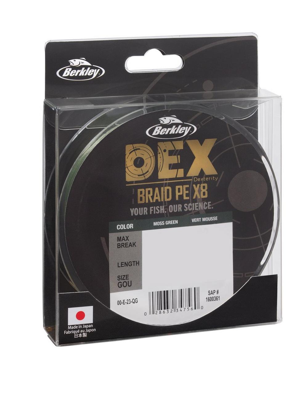 Plecionka Berkley Dex X8 PE Moss Green (150m)