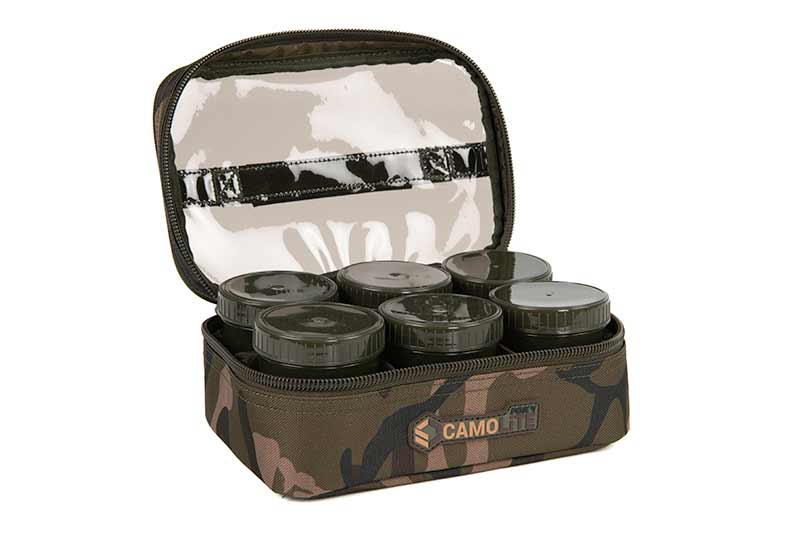 Fox Camolite 8 Pot Hookbait Case (Incl. 8 Pojemników)