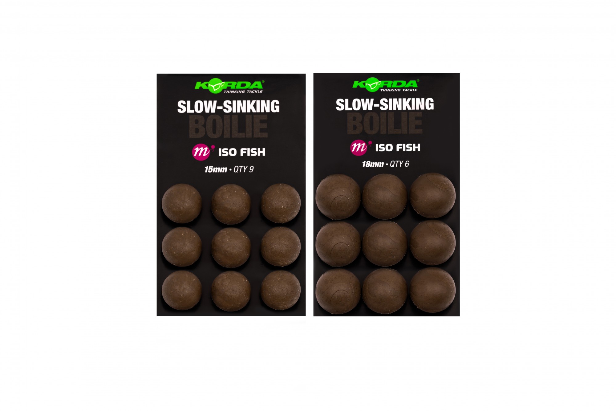 Korda Slow Sinking Imitatie Boilie Wafter ISO Fish 