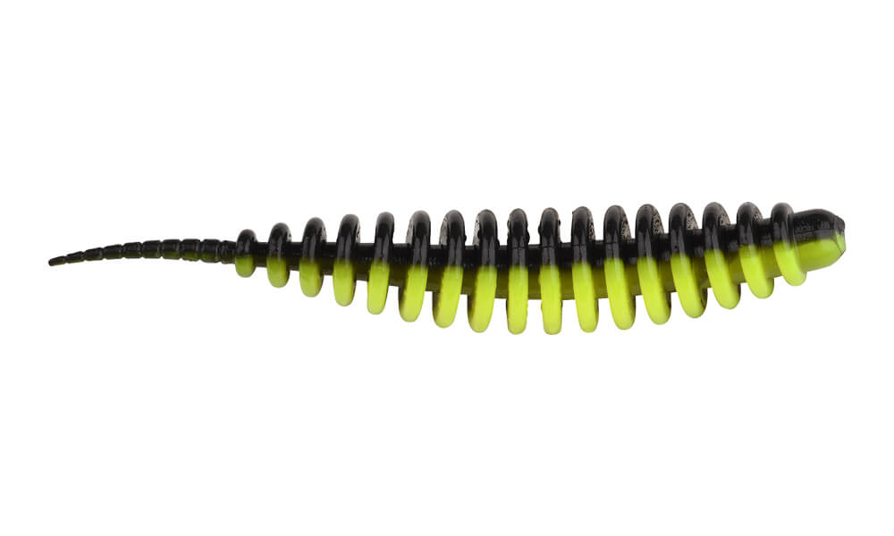 Spro Trout Master Worm Softbait 6.5cm (8 sztuk) - Black Lime