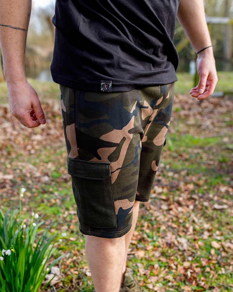 Spodenki Wędkarskie Fox LW Camo Jogger Short