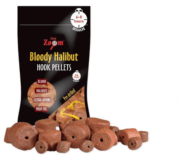 Carp Zoom Bloody Halibut Hook Pellets 150g