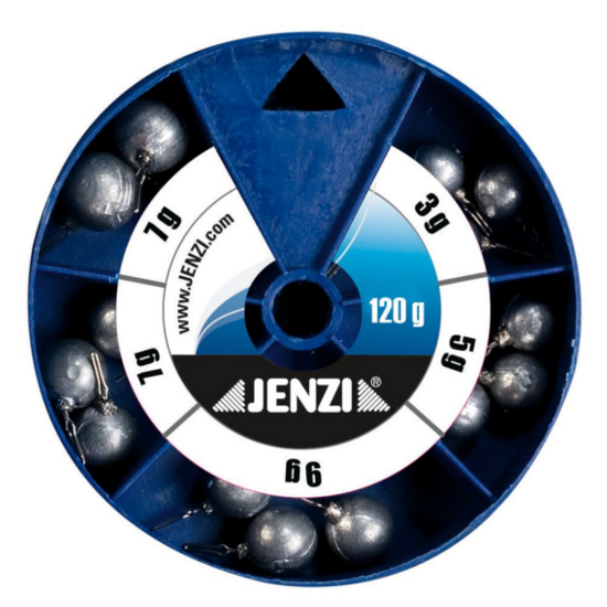 Jenzi Drop Shot / Texas / Carolina Rig ołów - Jenzi Drop Shot ołów asortyment E