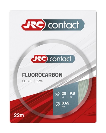 Karpiowy Materiał Przyponowy JRC Contact Fluorocarbon Hooklink Clear (22m)