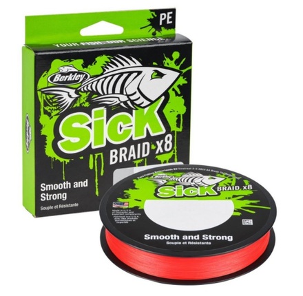 Berkley Sick Braid Red 150m