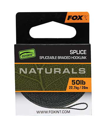 Karpiowy Materiał Przyponowy Fox Naturals Splice Hooklength 20m (50lb)