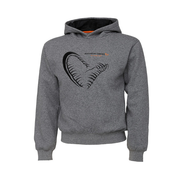 Bluza Wędkarska Savage Gear Junior Jaw Hoodie Grey Melange