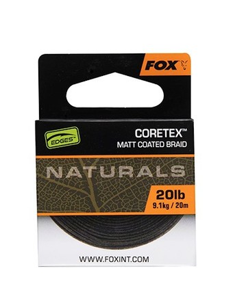 Materiał Przyponowy Fox Edges Naturals Coretex Hooklink (20m)