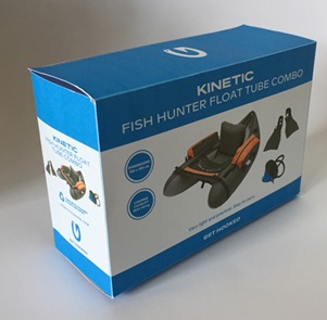 Kinetic Fish Hunter Float Tube Combo z Płetwami i Pompką