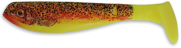 10x Relax Kopyto Nature - Fluo Yellow/Brown Trout/UV
