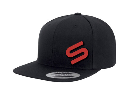 Sonik Black Snapback Icon Cap